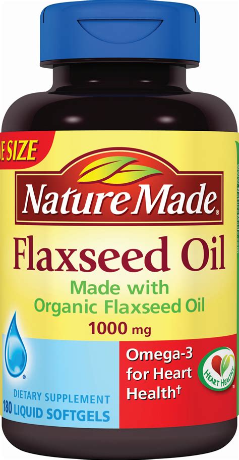 nature made flaxseed oil benefits.